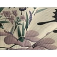 thumbnail image 4 of Ambesonne Lavender Quilted Bedspread Set 3 Pcs, Witchy Feels Modern Leaves, King Size, Peach Dark Purple Green, 4 of 4