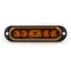 thumbnail image 5 of 4pcs Ultra Thin 6LED 12-24V Emergency Strobe Lights Amber Hazard Beacon Warning Flashing Lights Universal For Car Vehicle Truck, 5 of 5