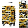 thumbnail image 5 of Black White Stripe Leopard Sunflower Pattern Luggage Cover Fashion Suitcase Cover Baggage Covers Fit 25-28 Inch Luggage (Go Travel), 5 of 5