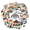 5A, variant on Architectural Stickers Landmark Stationery Stickers Historical PVC Stickers for Laptops Suitcases Fridge