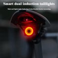thumbnail image 4 of yeacher Smart USB Rechargeable Bike Tail Light with Type-C, 3.7V 400mAh Battery, 3-Level Power Indicator, Red LED Safety Light for Night Cycling, 4 of 6