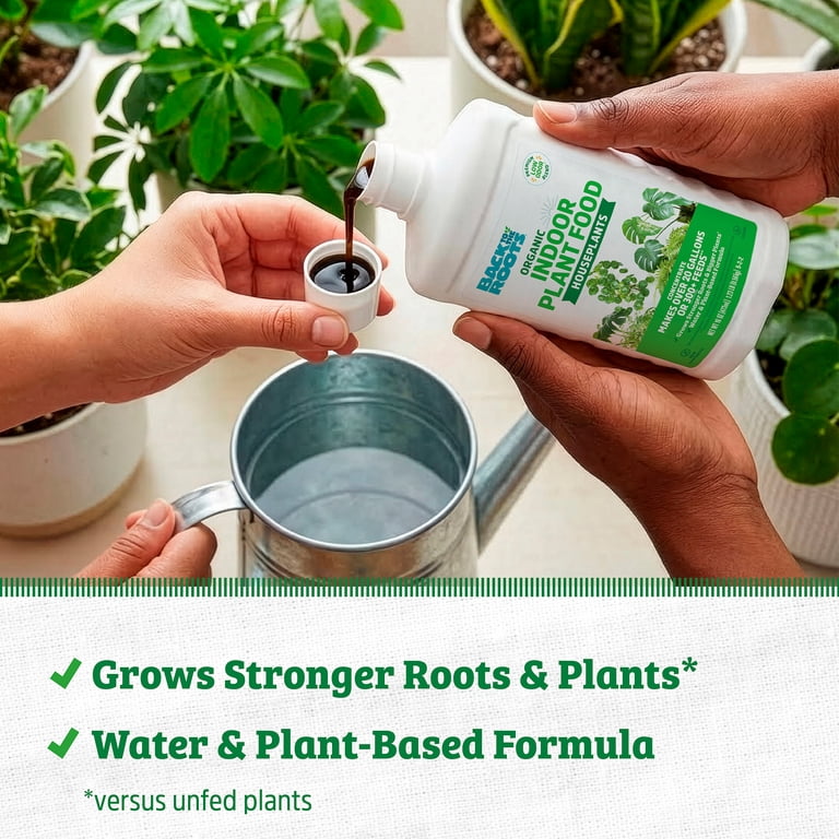 Back to the Roots Organic Premium Blend Indoor Plant Food, 16 oz