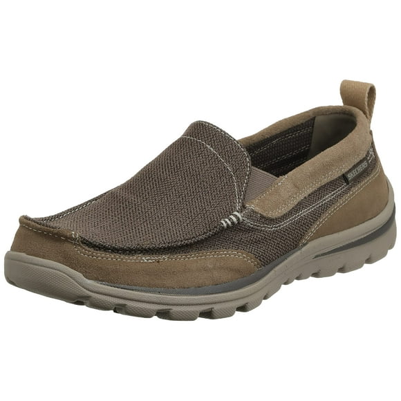 Skechers USA Men's Superior Milford Slip-on Loafer, Light Brown, 8 2W US