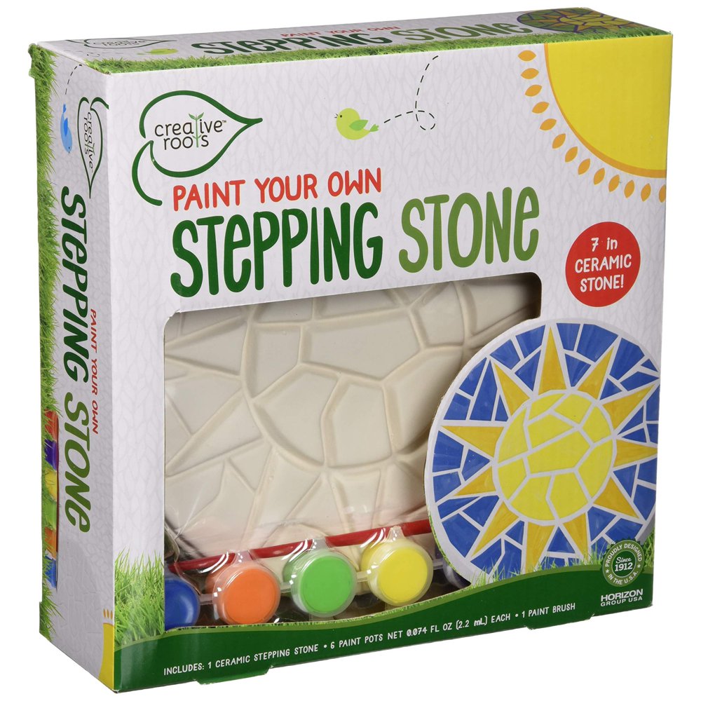 Creative Roots Paint Your Own Mosaic Sun Stepping Stone by Horizon