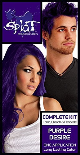 Splat | Purple Desire | Original Complete Purple Hair Dye Kit | Semi ...