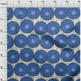 thumbnail image 3 of oneOone Viscose Chiffon Royal Blue Fabric Floral Sewing Material Print Fabric By The Yard 42 Inch Wide-9314, 3 of 4