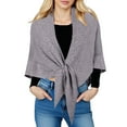 thumbnail image 3 of Cardigan Sweaters For Women Lightweight Sevevn Shawl Wraps for Women Solid Color Knitted Scarf Cape Shawls Sweater, 3 of 7