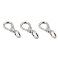 thumbnail image 1 of 3 Pcs Lifting Hooks, Clamps Shackles Stainless Steel Fixed Round Eye Boat Snap PXCL, 1 of 5