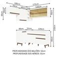 thumbnail image 3 of Cocina Integral Modular Madesa Reims 332cm Blanco, 3 of 5