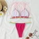 thumbnail image 4 of Trajes de baño tankini para mujer Trajes de baño de color sólido para mujer Traje de baño ajustado de dos piezas Trajes de baño de bikini con tirantes Traje de baño de dos piezas para mujer, 4 of 7