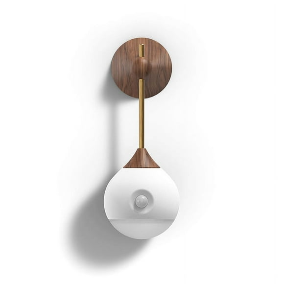 Mini lámpara de pared, lámpara de mesa, luz de noche, interruptor automático, detector de movimiento, portátil, para el hogar, dormitorio, baño, etc., muy adecuada para el Día de San Valentín y otras