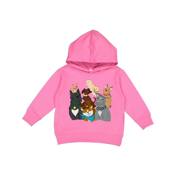 Inktastic Happy Dog Family Toddler Hoodie