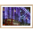 thumbnail image 2 of England, London, Soho, Oxford Street, Christmas Decorations and Bus, Framed Art Print Wall Art by Walter Bibikow, 2 of 5
