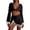 Black, variant on QEMAUUA Elegant Tassel Mesh Cover Up 4 Piece Tankini Tummy Control Summer Beach Swimwear Swimsuit Swimsuits