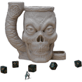 thumbnail image 2 of Skull Face Dice Tower with Can Cozy & Storage - DND Dice Tower - Tabletop RPG Dice Organizer - Dragon Dice Tower for Beer, Wine, Cider, Coffee, Hot Chocolate, 2 of 9