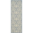 thumbnail image 5 of SAFAVIEH Courtyard Yvette Floral Indoor/Outdoor Area Rug, 5'3" x 7'7", Blue/Natural, 5 of 10