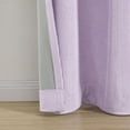thumbnail image 3 of Your Zone Kids' Corduroy Blackout Curtain Panel, 1 Panel, Lilac, 38" W x 63" L, 3 of 5