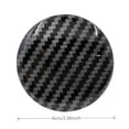 thumbnail image 3 of Fiber Rubber Wheel Label Black Wheel Cap for Car Interior Accessories Durable Stylish Hub Cover, 3 of 6