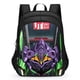thumbnail image 4 of Neon Genesis Evangelion No. 1 máquina de dibujos animados linda mochila escolar para estudiantes de primaria 1-6 grados niños mochila de gran capacidad regalo, 4 of 5