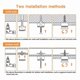 thumbnail image 3 of Set of 3 Ceiling Hooks for Hanging Lights, Pendant Lamp Hooks, DIY Fixture Installation, 3 of 3