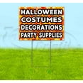 thumbnail image 1 of Halloween Store V1 (18" x 24") Yard Sign, Includes Metal Step Stake, 1 of 6
