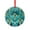 Pattern, variant on Art Deco Geometric, Aqua And Turquoise Blue Glass Christmas Ornament Geometry Holiday Ornaments Hanging Ornaments Xmas Tree Decor for Family Friends Lovers