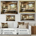 thumbnail image 4 of Designart "Rustic Vibes in the Laundry II" Bath & Laundry Floater Framed Wall Decor, 4 of 7