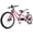 Red, variant on Raiatea 500W Tandem E-bike, 7-speed, Disc Brake, 48V 17.5AH Battery, 20mph, 40mi, for Women, Men, Red