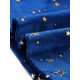 thumbnail image 5 of Vestidos de fiesta para mujeres INSPIRE CHIC con estampado de estrellas, escote cuadrado, vestido de prom vintage mini de terciopelo M azul real, 5 of 6