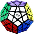 thumbnail image 2 of QiYi Megaminx Speed Cube, 3x3x3 Dodecahedron Puzzle Cube for All Ages, ABS Plastic Black, 2 of 5