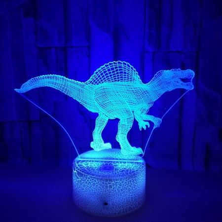 

GIAOGE 3D night light USB powered 7-color LED light suitable for children s gift bedroom decoration