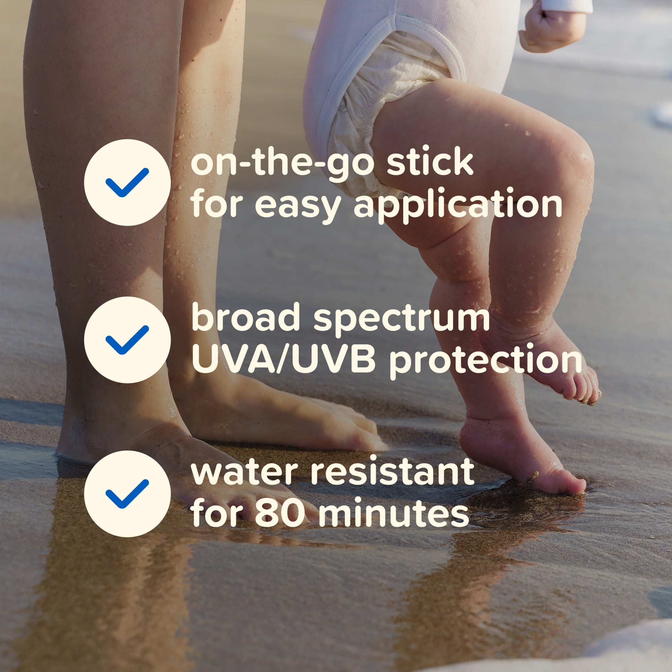 Johnson's Baby Mineral Sunscreen Stick SPF 50, 0.47 oz