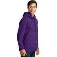 thumbnail image 4 of Port & Company Fan Favorite Fleece Pullover Hooded Sweatshirt-3XL (Team Purple), 4 of 6
