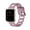 Lilac, variant on Waloo Silicone Link Looped Replacement Band For All Apple Watch Series