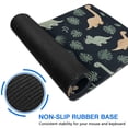 thumbnail image 6 of Long Mouse Pads for Desk,Dark Green Leafy Dinosaurs Pattern Desk Mats on Top Of Desks, Desk Mouse Pad Extra Large with 3mm Non-Slip Base and Stitched Edge for Gaming,Office,Work,Home 31.5"x11.8", 6 of 6