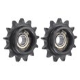 thumbnail image 1 of Unique Bargains Pignon de Chaîne 8mm, Tendeur de Pignon 13 Dents, Roulement pour Chaîne ISO 06B, 2 Pcs, 1 of 6