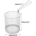 thumbnail image 3 of Round Stainless Steel Deep Fry Basket - French Chip Frying Serving Food, 3 of 5