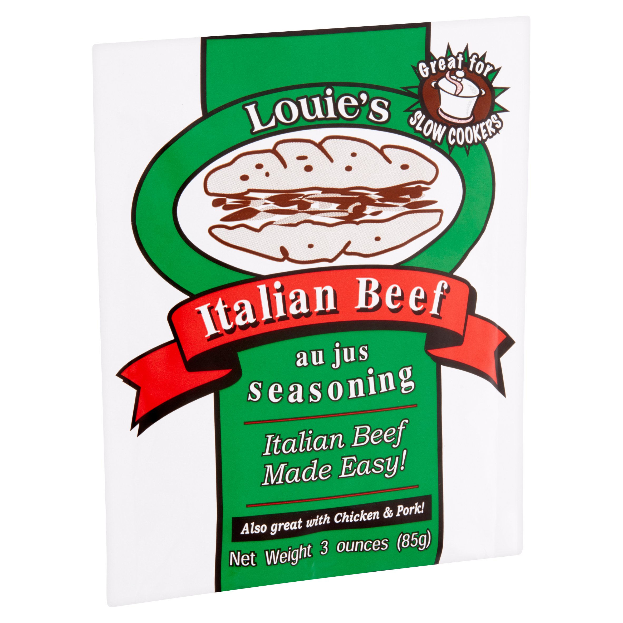 Louies Seasoning Italian Beef Seasoning 3 Ounces 12 Pack