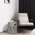 thumbnail image 4 of Joveco Patio Side Table,Light-Weight Concrete Accent Table,Outdoor Garden Stool, Plant Stand,Gray, 4 of 8