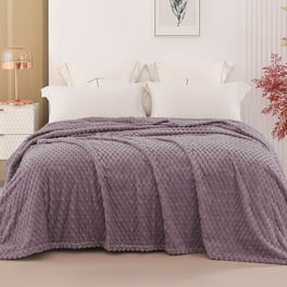 Unique Bargains Soft Flannel Fleece Velvet Blanket Gray 70 x 78 Walmart