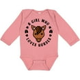 thumbnail image 3 of Inktastic A Girl Who Loves Horses Boys or Girls Long Sleeve Baby Bodysuit, 3 of 5