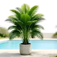 thumbnail image 6 of 2 Large Artificial Green Palm Trees UV Resistant No Maintenance Required for Outdoor Decoration Homes Hotels Decorative  Nature Ornaments Plants Room, 6 of 10