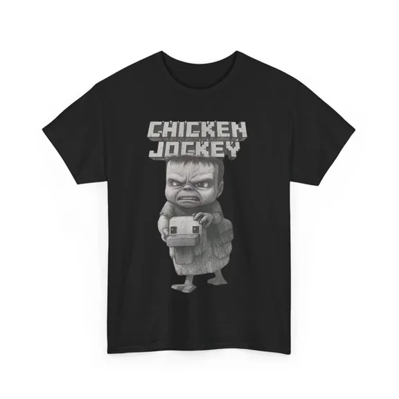 QUNHSHIRT Chicken Jockey T-Shirt Unisex S-5XL Hot Trending Shirt, Vintage Birthday Gift