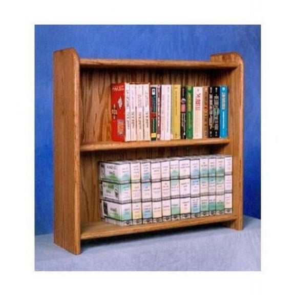 Wood Shed 207 Solid Oak Cabinet for DVDs- VHS tapes- books and more