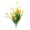 Yellow, variant on Fareti 13 Inch 7 Fork Artificial Spring Grass Camellia Bunch Faux Tea Flower Pick for Vase Arrangement Home Office Wedding Landscaping Decor 2 Pcs