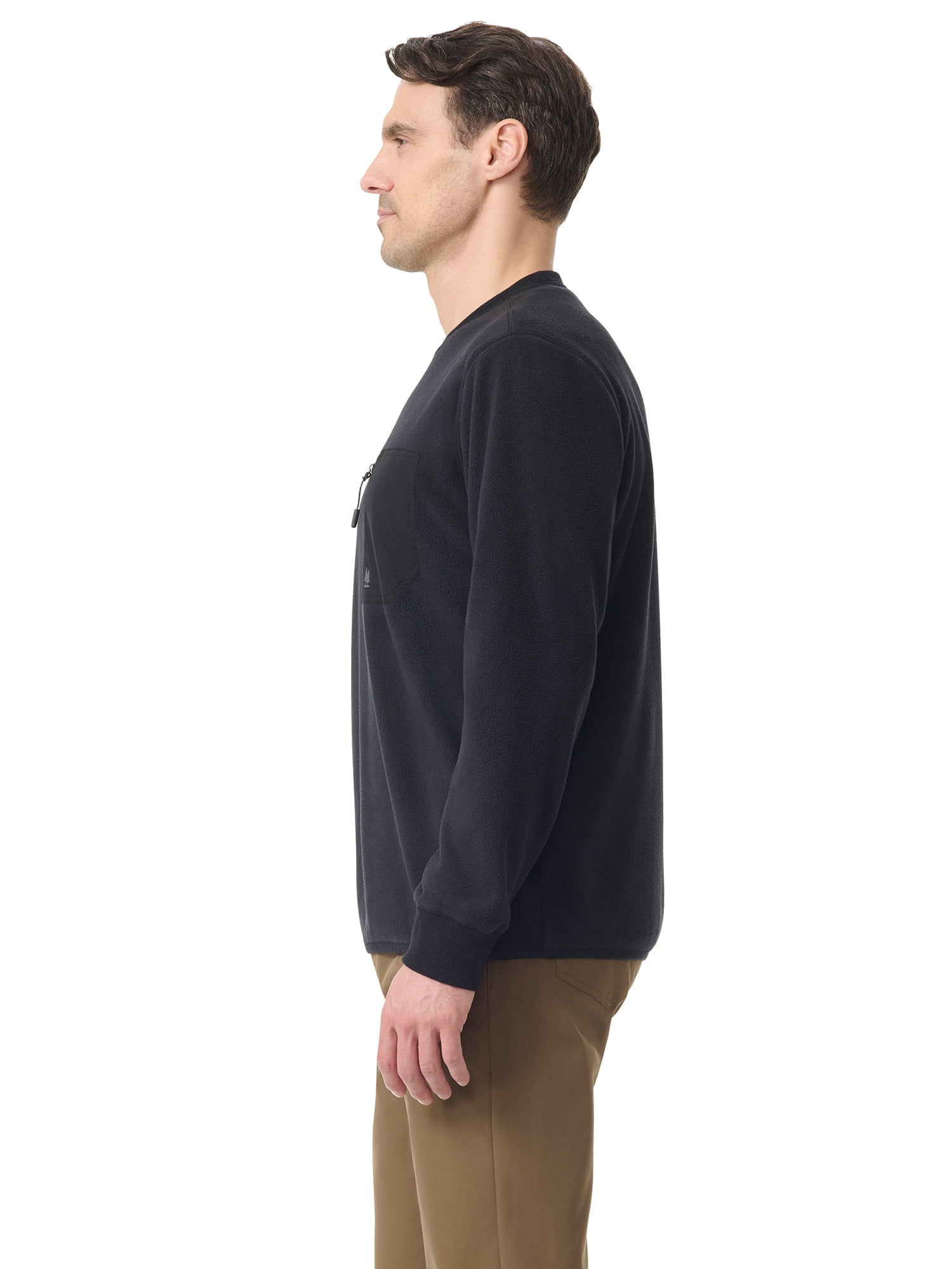 Bass & Co Men's Polar Utility Crew Fleece, Sizes S-3XL