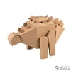 DIY 3D Stegosaurus Dinosaur Cardboard Stand-Up