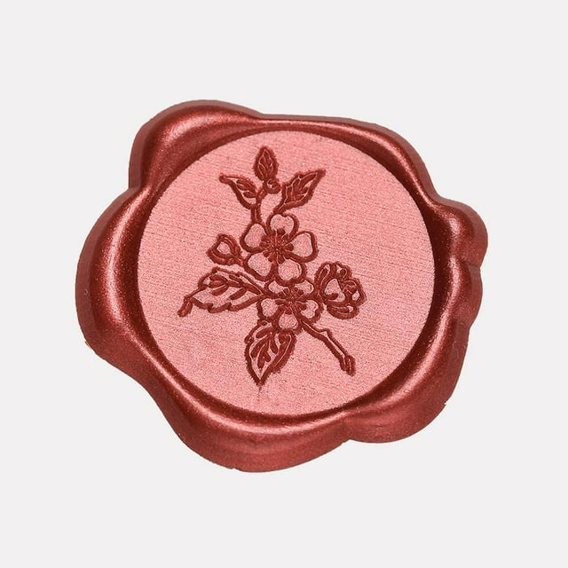 10 Pcs Lacquer Wax Label Seal Adhesive Stickers Fire Labels Invitation Stamp Sealing Ink Pad Envelope 25