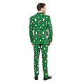 thumbnail image 2 of OppoSuits Mens Santaboss Two Button Formal Suit, Green, 42  / W x L, 2 of 3
