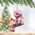 thumbnail image 1 of 2D Flying Baby Christmas Tree Ornament Unique Festive Design for and Celebration, 1 of 5